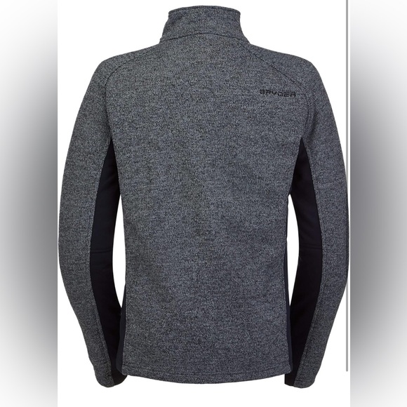 EUC Men’s SPYDER BOUNDLESS Gray/Black 1/2-ZIP MID WEIGHT CORE SWEATER Size XL - Picture 4 of 13